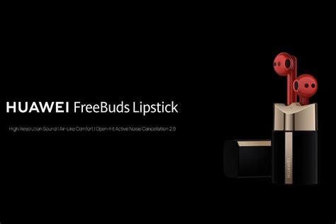 Huawei FreeBuds Lipstick comes with unique design, ANC and long battery ...