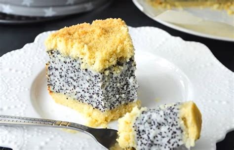 Пирог с творогом и маком