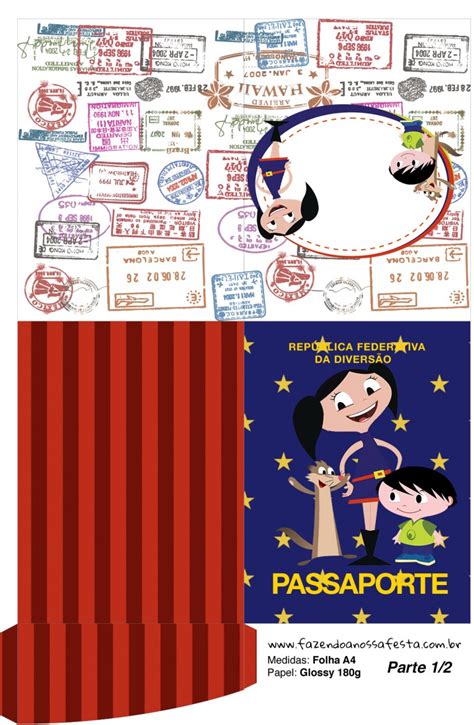 Passaporte Show Da Luna Azul E Vermelho Fazendo A Nossa Festa