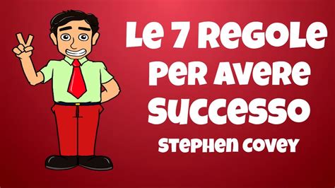 Le 7 Regole Per Avere Successo Stephen Covey Recensione Libro YouTube