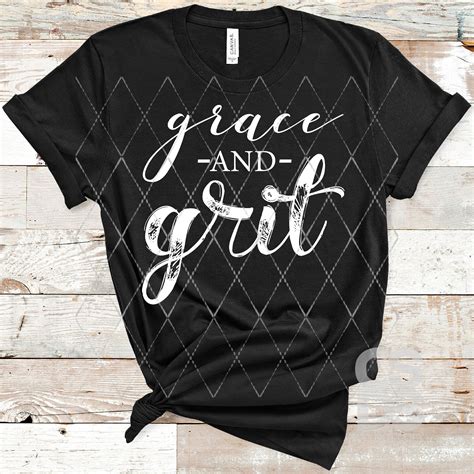 Pre Order Screen Print Transfer Grace And Grit White In