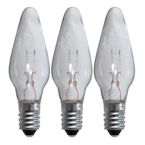 Universal LED Bulb E10 14 55V Klar 3 Pack Prylgrossen