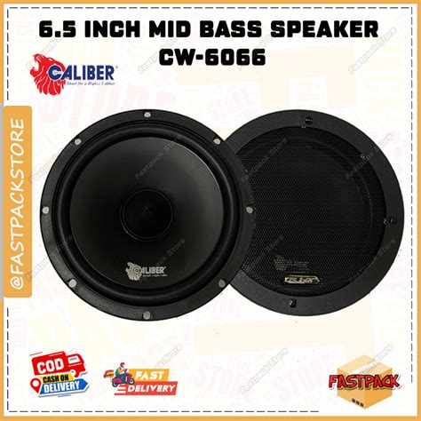 Caliber Cw Inch Mid Bass Speaker Injection Cone Driver High