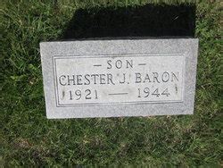 Chester Jay Baron 1921 1944 Mémorial Find a Grave