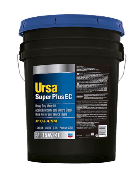 Chevron Ursa® Super Plus Ec Heavy Duty Engine Oil 15w 40 Santmyer