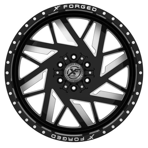 XF Offroad Forged XFX 306 Black With Milled Windows Lowest Prices