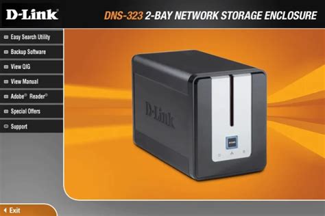 D-Link DNS-323 - Test - Installation