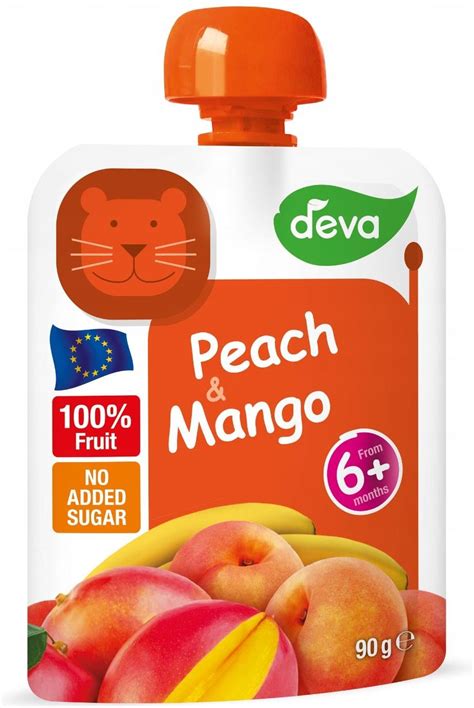 Deva Mus Owocowy Brzoskwinia Mango 6X90G Ceny I Opinie Ceneo Pl