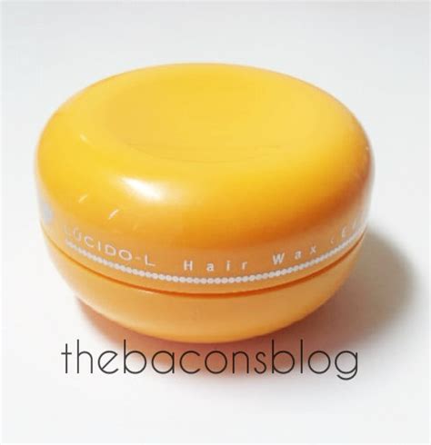 thebaconsblog | Lucido-L Hair Wax Edgy Review