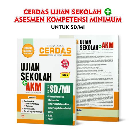 Jual Buku Ujian Sekolah Buku Akm Sd Cerdas Cermat Dan Tuntas Ujian