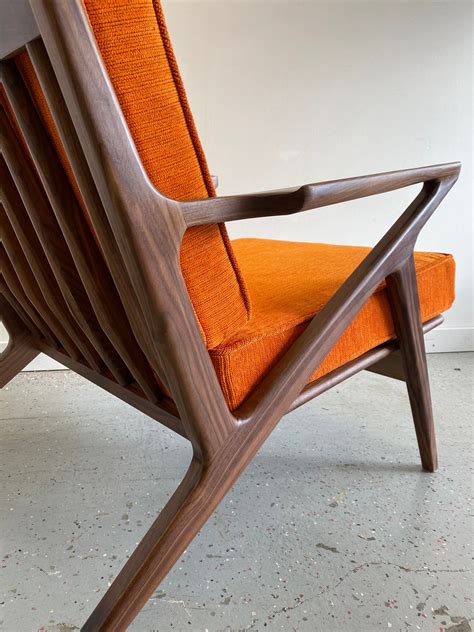 Solid Walnut Z Chair Etsy