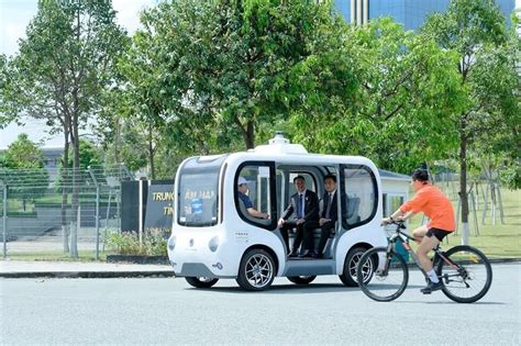 Vietnams First Smart Autonomous Vehicle Debuts In Binh Duong New City