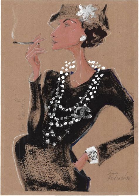 Coco Chanel Illustrations Ph