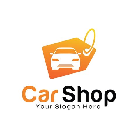 Premium Vector | Car Shop logo design template