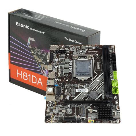 Esonic H81 M 2 Motherboard LGA1150 DDR3 ATX Mainboard For Intel 4th