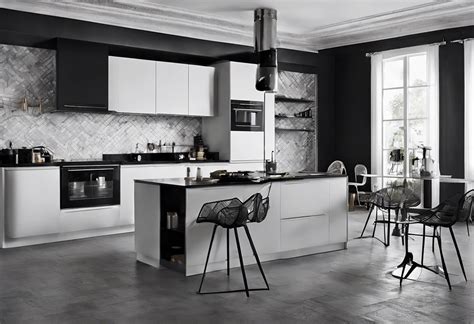 Monochrome Kitchen Designs Timeless Elegance Meets Modern Functionality