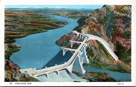 Coolidge Dam - aerial view - The Gayraj