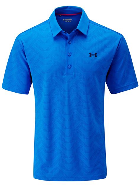 Under Armour Armourvent Plain Regular Fit Polo Shirt In Blue For Men Lyst