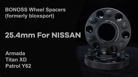 Bonoss Wheel Spacersformerly Bloxsport 254mm For Nissan Armadatitan Xdpatrol Y62 6x1397 78