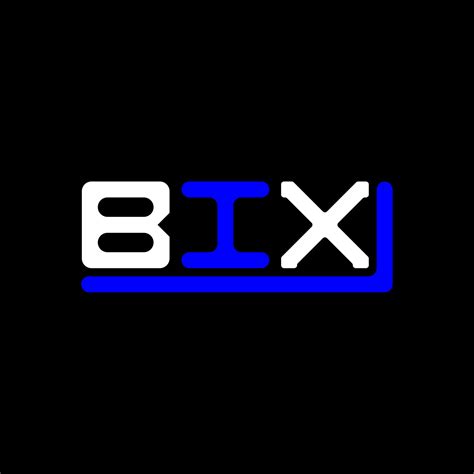 BIX Letter Logo Creative Design With Vector Graphic BIX Simple And