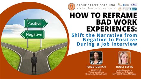 How To Reframe Bad Work Experiences Shift The Narrative From Negative