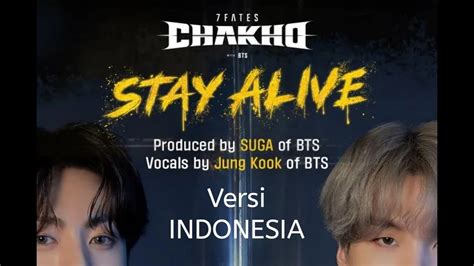 Jung Kook 정국 Stay Alive Prod Suga Of Bts Versi Indonesia Youtube