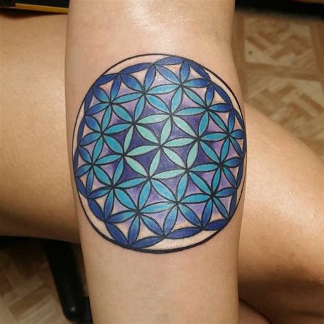 35 Cool Flower Of Life Tattoo Ideas The Geometric Pattern Full Of Secrets