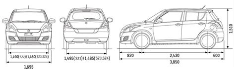 Swift Dimensions Suzuki Cyprus