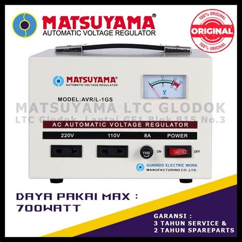 Jual Stabilizer Listrik Stavolt Voltage Regulator Matsuyama Watt