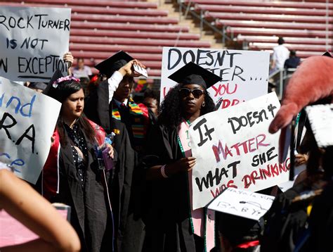 Stanford Students Protest Brock Turners Month Sex Assault Sentence