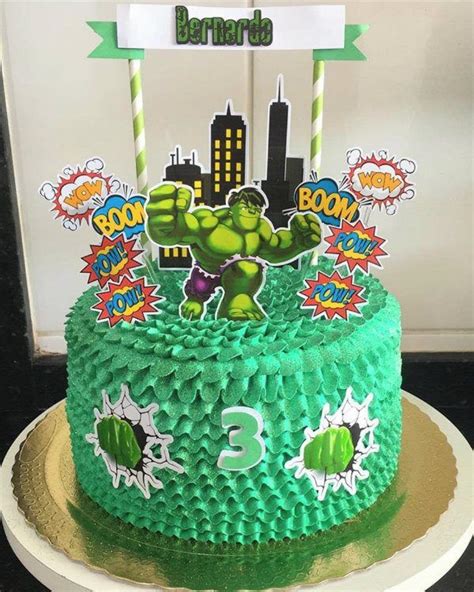 Decora O De Festa Infantil Tema Hulk Simples Price