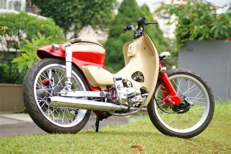 Modifikasi Supra Fit Cantik Bergaya Streetcub Terbaru Foto