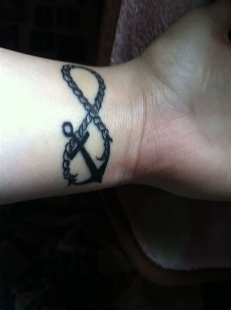 Anchor Infinity Tattoo On Left Wrist Tattoos Infinity Tattoo I Tattoo