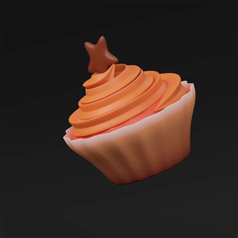 Cupcake 3d Model Cgtrader