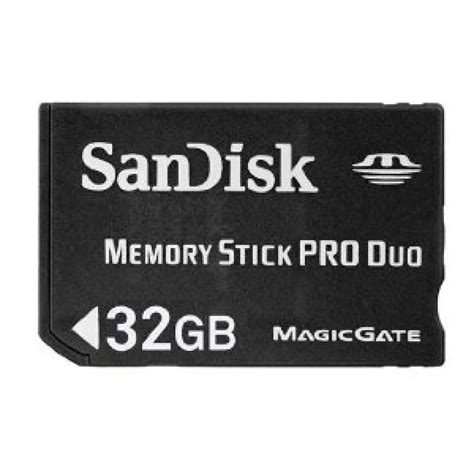 Cartão Memory Stick Pro Duo Sandisk 32GB