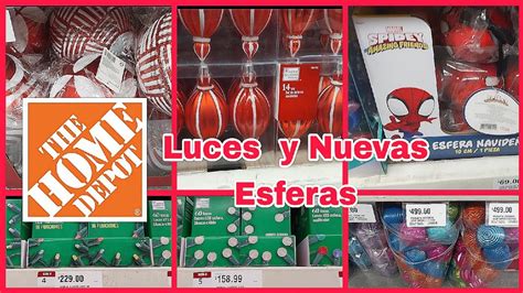 Home Depot Ya Llego La Navidad Esferas Luces Y M S