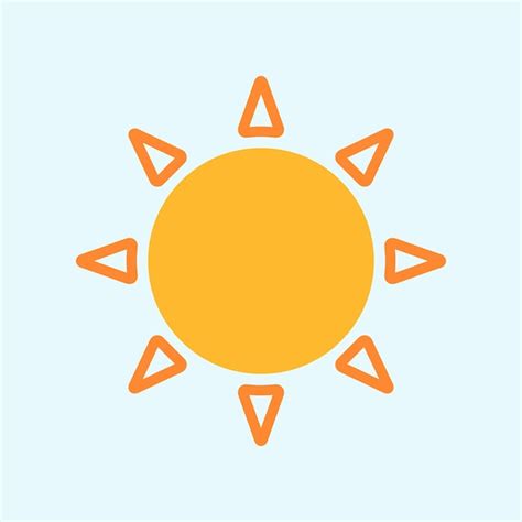 Premium Vector Sunny Icon Design Vector Template