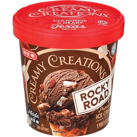 Rocky Road Ice Cream Container