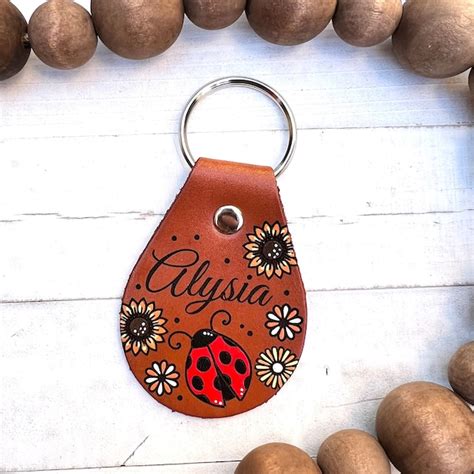 Hand Stamped Leather Etsy