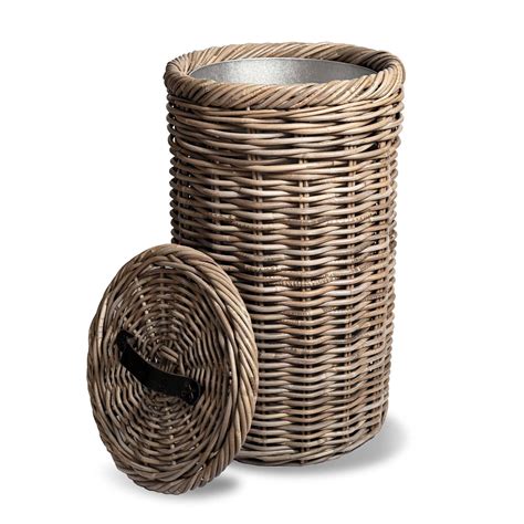 Our Tall Kubu Wicker Waste Basket Is So Handsome That Your Guests Won T