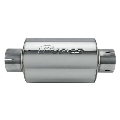 Pypes Performance Exhaust MVR2030S M 80 Series 304 SS Round Silver