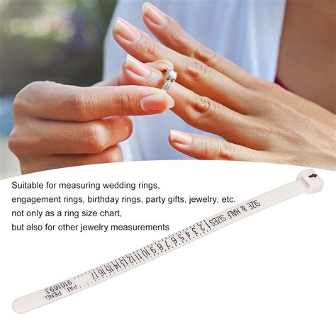 Jewelry Sizing Tools Easy To Measure Ring Sizer Tapes Delicate 1 17 Usa Rings Size For Ring