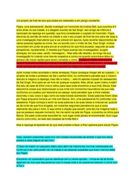 O Homicidio Perfeito Um Projeto De Final De Ano Que Acaba Em Obsess O