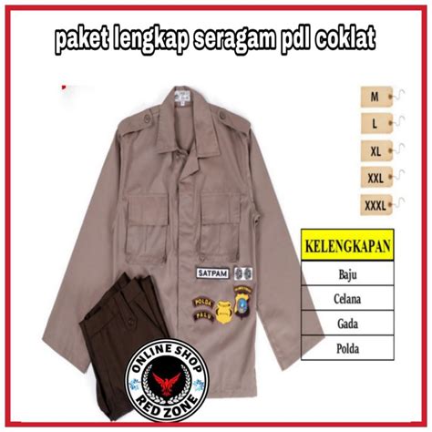 Jual Baju Seragam Pdl Security Satpam Model Terbaru Pakaian Pria