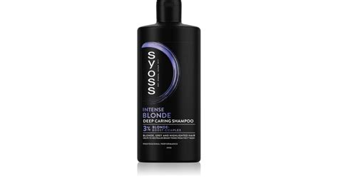 Syoss Intense Blonde Violet Shampoo For Blonde And Grey Hair Notino Ie