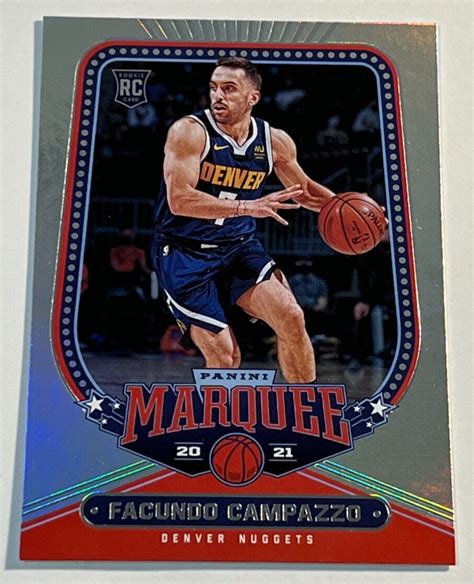 Panini Chronicles Basketball Facundo Campazzo Marquee Rc