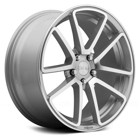 Rotiform Spf Wheels Silver With Machined Face Rims