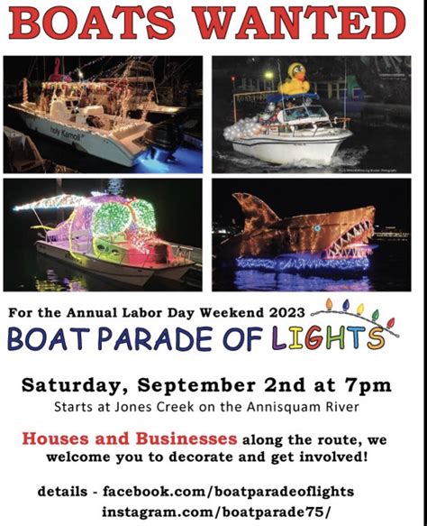 Boats Wanted! Boat Parade Of Lights! – Good Morning Gloucester