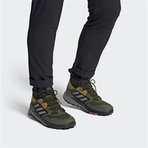 adidas Terrex Trailmaker Mid GORE-TEX Hiking Shoes - Green | adidas ...