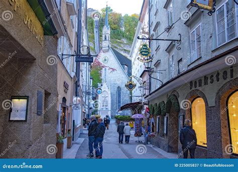 Mozart S Birthplace Is Now A Museum In Salzburg Royalty Free Stock